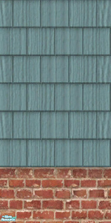 Sims 2 — House Shakes - Ivy Green w/Brick bottom by TSR Archive — Have a house without a basement or raised foundation,