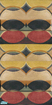 Sims 2 — The Small Set - Individual Item by Lorah — Tiles in green, olive (juice) and gold.