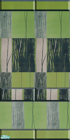 Sims 2 — The Small Set - Individual Item by Lorah — Tiles in green, olive (juice) and gold.