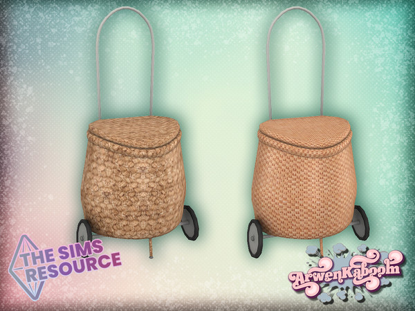 Sims 4 — Wickery - Picnic Basket VI by ArwenKaboom — A wicker picnic basket for the outdoor activities. It act as a