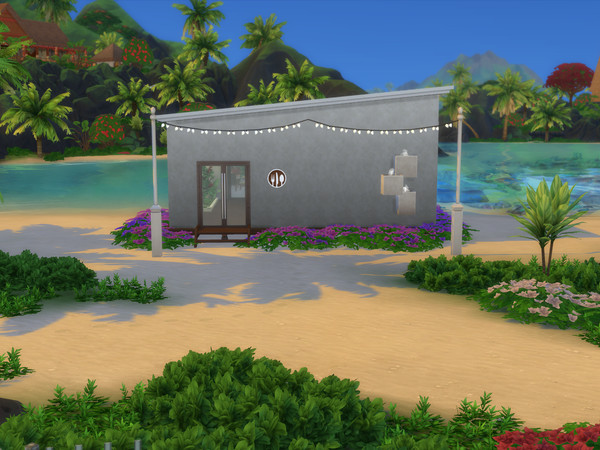 Sims 4 — Paradise Diner by GlamorousPiggie — A beautiful restaurant into the Sulani sea.