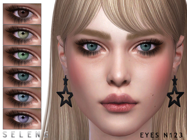 Sims 4 — Eyes N123 by Seleng — HQ compatible eyes with 15 colours. Allowed for all the ages. Enjoy!