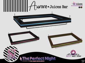 Sims 4 — The Perfect Night Aurora Ceiling Decor Low by SIMcredible! — by SIMcredibledesigns.com available at TSR 2 colors