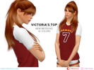 Sims 4 — Victoria's Top by LittleDoxy — Victoria's Top - High Poly - 16 Colors - New texture - New mesh