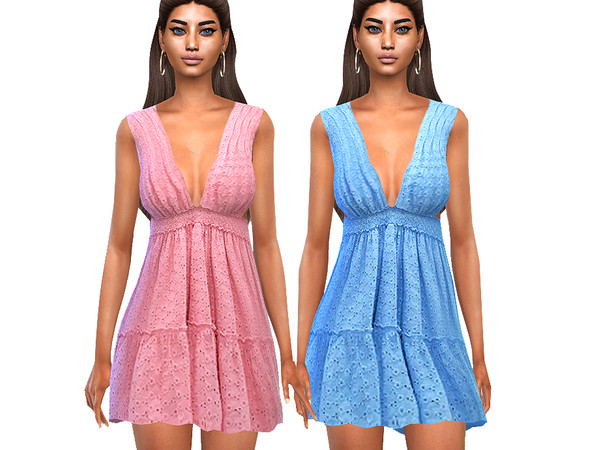 Sims 4 — Summer Colorful Dresses by saliwa — Summer Colorful Dresses