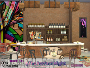 Sims 4 — The Perfect Night_ kardofe_Jazz Band 2 by kardofe — All you need to decorate the juice bar of the jazz club are