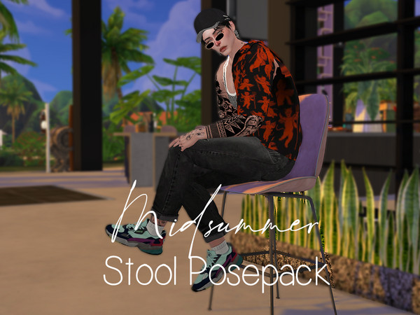 Sims 4 — Midsummer - Stool posepack by Letizha — 07 Poses in total, i hope you like it Tag me if you use it!<3