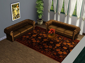 Sims 3 — Autumn Colors Rug 5 x 3 by KeineSchatten — 5 x 3 Rectangular Rug, and the second rug I've ever made. I just