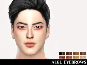 Sims 4 — ALGU MALE EYEBROWS 01 by ALGU — unisex, all age