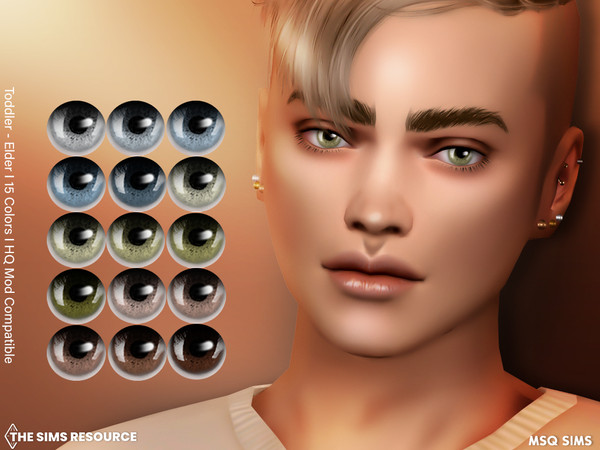 Sims 4 — Eyes NB24 by MSQSIMS — These Glossy Eyes come in 15 colors It is suitable for Female/Male from Infant- Elder.