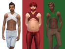 Sims 4 — Cross Top by ellohbeeaycee — Like a crop top, but crossed. Kind of like a cross wrap, but not really.