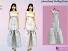 Sims 4 — Wedding Dress 1 by johnnieleemj — First Wedding Dress in my wedding dress collection 😊❤