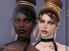 Sims 4 — The Perfect Night | Night Diva hair acc by sugar_owl — Three metal headbands for your female sims. Designed for