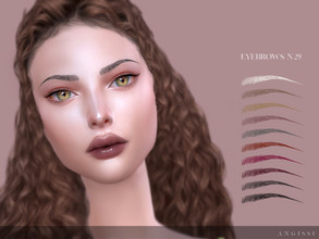 Sims 4 — Eyebrows n29 by ANGISSI — *For all questions go here - angissi.tumblr.com 10 colors HQ compatible female Custom