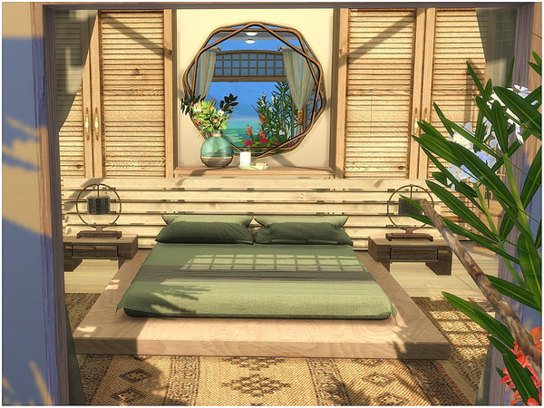 Sims 4 — Minimal Boho by lotsbymanal — A small modern bedroom.. 