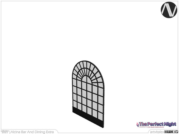 Sims 4 — The Perfect Night | Alcina Mirror Short by ArtVitalex — Bar And Dining Collection | All rights reserved | Belong