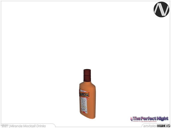 Sims 4 — The Perfect Night | Barthelemy Alcohol-Free Beverage by ArtVitalex — Bar And Dining Collection | All rights