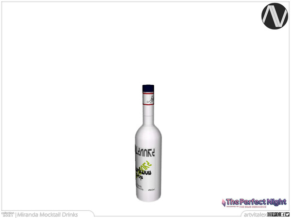 Sims 4 — The Perfect Night | Civitavecchia Alcohol-Free Beverage by ArtVitalex — Bar And Dining Collection | All rights