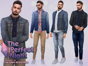Sims 4 — The Perfect Santoro Denim Jacket by McLayneSims — TSR EXCLUSIVE Standalone item 13 Swatches MESH by Me NO