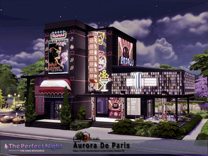 Sims 4 — ThePerfectNight - Aurora de Paris  by Danuta720 — In this nightclub you can dance the night away! It's still not