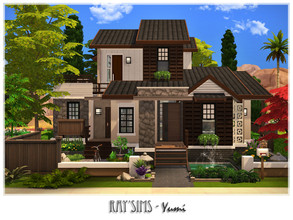 Sims 4 — Yumi by Ray_Sims — This house fully furnished and decorated, without custom content. This house has 3 bedroom