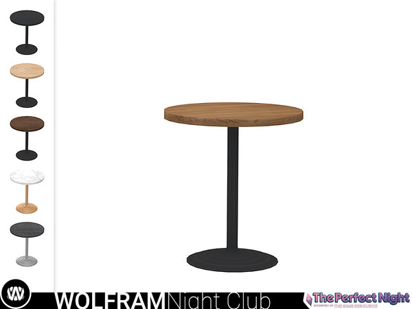 Sims 4 — The Perfect Night - Wolfram Bar Table by wondymoon — - Wolfram Night Club - Bar Table - Wondymoon|TSR -