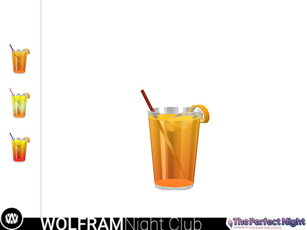Sims 4 — The Perfect Night - Wolfram Juice - Orange by wondymoon — - Wolfram Night Club - Juice - Orange - Wondymoon|TSR