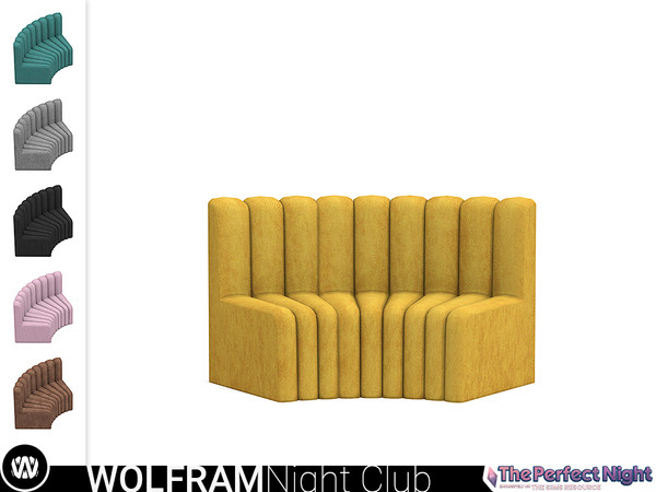 Sims 4 — The Perfect Night - Wolfram Seating Corner - Left by wondymoon — - Wolfram Night Club - Seating Corner - Left -