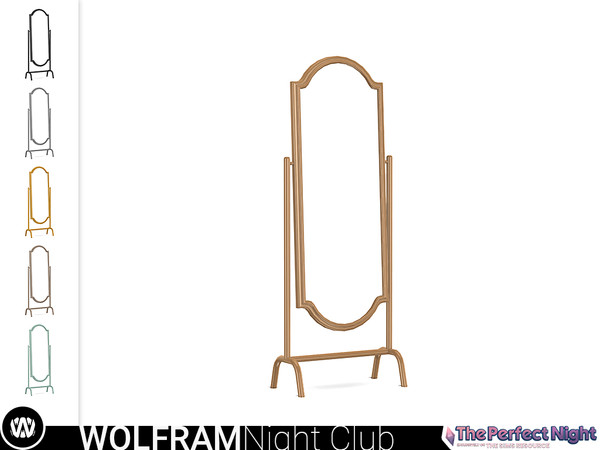 Sims 4 — The Perfect Night - Wolfram Floor Mirror by wondymoon — - Wolfram Night Club - Floor Mirror - Wondymoon|TSR -