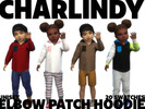 Sims 4 — Charlindy Toddler Elbow Patch Hoodie by Charredsky — Sure, it's almost Summer here in the real world, but that