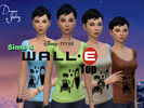 Sims 4 — Disney's Wall-E and EVE  top by spencermartinez — A cute top for saving the earth Recolored from The Sims 4 base