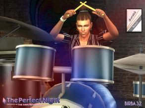 Sims 4 — The Perfect Night - Drumstick accessory by Birba32 — Drums are one of the missing thing in The Sims 4 so we