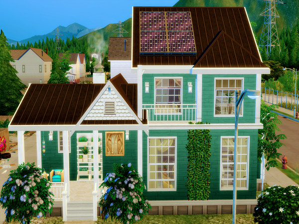 Sims 4 — Ridgeway by LJaneP6 — No CC! Price: $122 125 Size: 30 x 20 2 Bedroom 3 Bathroom This is a great family home with