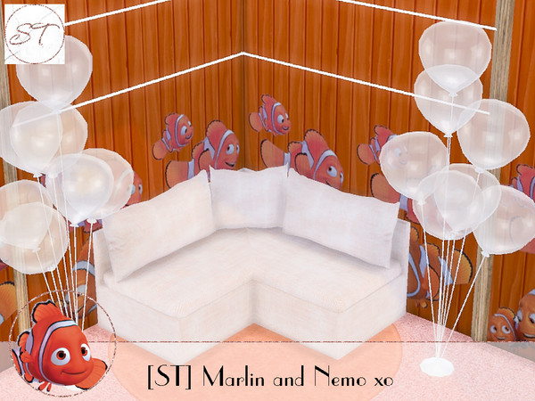 Sims 4 — Marlin & Nemo xo by SugaredTerror — Marlin (Father) & Nemo (Marlin's Son) from the Disney film, Finding
