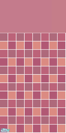 Sims 2 — Autumn Tile & Lino Set - Pink Wall by s00z — 