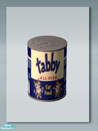 Sims 2 — Pet Food Tin - Cat by Shakeshaft — Part of a set of Pet Supplies for your Sims stores or home decoration, set