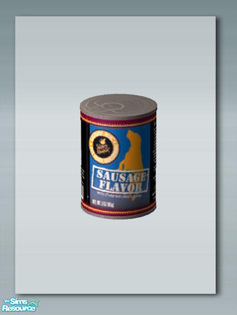Sims 2 — Pet Food Can - Mesh by Shakeshaft — Part of a set of Pet Supplies for your Sims stores or home decoration, set
