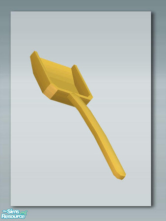 Sims 2 — Litter Scoop - Yellow by Shakeshaft — Part of a set of Pet Supplies for your Sims stores or home decoration, set