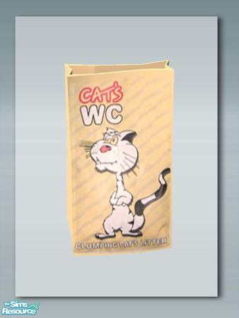 Sims 2 — Cat Litter - Mesh by Shakeshaft — Part of a set of Pet Supplies for your Sims stores or home decoration, set