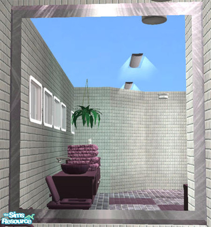 Sims 2 — Marillo Bathroom - Mirror by Cloisonne — 