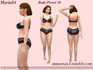 Sims 4 — MariaS4 Bodypreset 10   by MMariaS4 — A body preset for your female sims from T - E It has downwards sloping