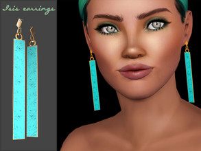 Sims 3 —  Isis Earrings by Dindirlel — * New mesh * Base game compatible * 3 LODs * Female only * Teen - Young Adult -