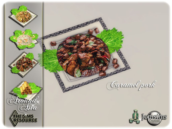 Sims 4 — around Asia caramel pork by jomsims — around Asia caramel pork. 