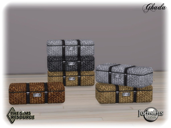 Sims 4 — Ghada bedroom Deco trunk small by jomsims — Ghada bedroom Deco trunk small