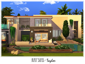 Sims 4 — Taylor by Ray_Sims — This house fully furnished and decorated, without custom content. This house has 3 bedroom