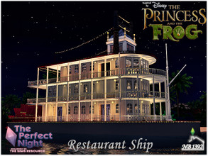 Sims 4 — The Perfect Night - Restaurant Ship by nobody13922 — Restaurant Ship - inspired by Disney animated film