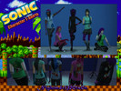 Sims 4 — Sonic Character Tees by N1ghtm4r3P01s0n — A shirt for gamers, Emos and Sonic lovers alike! With a total of 18