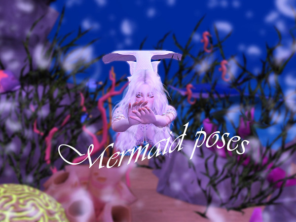 Sims 4 — Mermaid Poses by Letizha — 08 Poses in total, i hope you like it <3 Tag me if you use them 