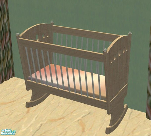 Sims 2 — TC68 Nursery - Crib by Riverwillows — A lovely little nursery, done in soft peach and green. Using Texture