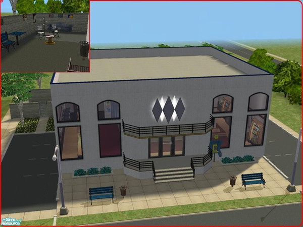 Sims 2 — Deluxe Video Store by daman19942 — For all of your video and video gaming needs, come to the Deluxe Video Store